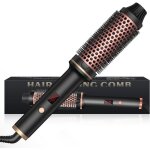 Brosse thermique 3 en 1 38 mm - brosse ronde chauffante - brosse  boucler lcd 120 - 210 c - augmente ...