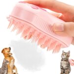 Brosse vapeur 3 en 1 pour chien et chat limine les poils tangles et tomentose couleurs multiples largeight ...