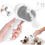 Brosse vapeur pour chat et chien 3 en 1 peigne de massage en spray rechargeable avec réservoir deau pour ... Brosse vapeur pour chat et chien 3 en 1 peigne de massage en spray rechargeable avec réservoir deau pour ...