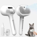Brosse a vapeur pour chat et chien autonettoyantebrosse nettoyage vapeur chat electriquebrosse chat vapeuranim ...