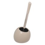 Brosse wc avec porte - brosse - design moderne et compact lin Brosse wc avec porte - brosse - design moderne et compact lin