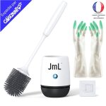 Brosse wc en silicone et support mural jamoonlbv marque franaise hygine design et durabilit