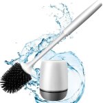 Brosse wc en silicone avec support - avec support - À séchage rapide - pour un nettoyage en profondeur ... Brosse wc en silicone avec support - avec support - À séchage rapide - pour un nettoyage en profondeur ...