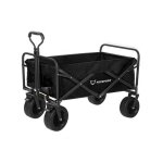 Brouette - foxsport - chariot de jardin pliable - sac de rangement - poigne rglable - charg 100 kg?94x58x79 ...