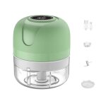 Broyeur daliments fournitures de cuisine hachoir � ail outils 2 couleurs sans fil 100 ml vert �lectrique ...