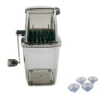 Broyeur  glace manuel - b - acier inoxydable - broyage rapide en 20s - antidrapant - transparent
