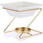 Br�leur d�coratif en m�tal pour huiles essentielles br�leur de cire avec bol en c�ramique support pour ...