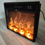 Brûleur electrique led noir 1500w mpc caminetto vulcano Brûleur electrique led noir 1500w mpc caminetto vulcano