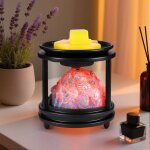 Br�leur � parfum �lectrique 3 en 1 avec led effet feu de camp compatible cires et huiles essentielles ...