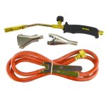 Brleur torche  gaz rgulateur flexible 2m kit de mauvaises herbes plombier couvreur propane butane ...