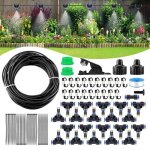 Brumisateur extérieur - brumisateur terrasse - 20m système de brumisateur avec buses de brume joint en ... Brumisateur extérieur - brumisateur terrasse - 20m système de brumisateur avec buses de brume joint en ...