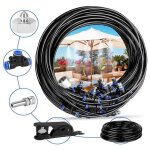 Brumisateur de terrasse 20 m avec 20 buses systme de brumisation pour jardin et trampoline yyv Brumisateur de terrasse 20 m avec 20 buses systme de brumisation pour jardin et trampoline yyv