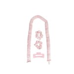 Bigoudis sans chaleur - brush works - 98cms - tige ultra - douce - 2 chouchous satin - pince lgante ...