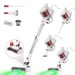 Bstre b12 aspirateur balai filaire 600w ? rayon 6 m design autoportant led verte greeneye pour sols durs ...