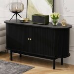 Buffet 138x43x75cm - 2 portes coulissante - pieds en pin - buffet bahut salon / cuisine - commode moderne ... Buffet 138x43x75cm - 2 portes coulissante - pieds en pin - buffet bahut salon / cuisine - commode moderne ...