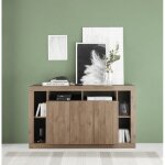 Buffet 3 portes lancaster ch�ne miel