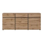Buffet 3 portes 3 tiroirs petits - meubles - lilia - 180 x 40 x 78cm - bois