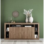 Buffet 4 portes lancaster ch�ne miel