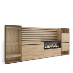 Buffet bahut 334x35x145 cm chambre à coucher cheminée électrique xxl commode meuble à chaussures vestiaire ... Buffet bahut 334x35x145 cm chambre à coucher cheminée électrique xxl commode meuble à chaussures vestiaire ...