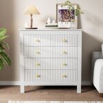 Buffet bahut 5 tiroirs style moderne buffet de salon blanc armoire de rangement commode de chambre 79x39. ... Buffet bahut 5 tiroirs style moderne buffet de salon blanc armoire de rangement commode de chambre 79x39. ...