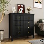 Buffet bahut 5 tiroirs style moderne buffet de salon noir armoire de rangement commode de chambre 79x39. ... Buffet bahut 5 tiroirs style moderne buffet de salon noir armoire de rangement commode de chambre 79x39. ...