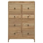 Buffet bahut / armoire - commode - vente - flash - 55x30x90 cm bois massif de teck @con402808