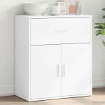 Buffet - bois ding�nierie - 60 x 31 x 70 cm - blanc - meuble de rangement - cuisine
