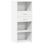 Buffet haut - meuble de cuisine - blanc - bois ding�nierie - 50 x 425 x 124 cm - design classique
