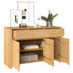 Buffet bahut / commode mvs - multi - rangement - meuble sur pied - drammen ch�ne 114x43x755cm bois de ...