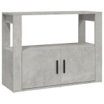Buffet bahut enfilade gris b�ton 80x30x60 cm bois ding�nierie j607