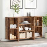 Buffet - bahut - enfilade vidaxl buffet bois ancien 120 x 30 x 75 cm bois ding�nierie