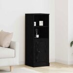 Buffet - bahut - enfilade vidaxl highboard ch�ne noir 36 x 355 x 1035 cm bois ding�nierie