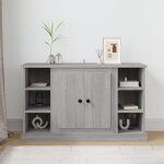Buffet - bahut - meuble de rangement pour salon salle � manger sonoma gris 100x355x60 cm bois ding�nierie ...