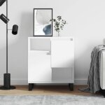 Buffet bahut de salonarmoire de cuisine blanc 60x35x70 cm bois dingnierie bonnie b74354139