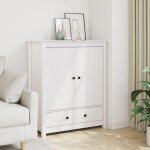 Buffet bahut de salonarmoire de cuisine blanc 83x415x100 cm bois massif de pin bonnie b79942540