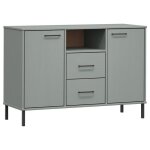 Buffet basarmoire commode buffet avec pieds en métal gris 113x40x77cm bois massif oslo 1258623 frenchdays ... Buffet basarmoire commode buffet avec pieds en métal gris 113x40x77cm bois massif oslo 1258623 frenchdays ...