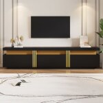 Buffet bas moderne armoire tv avec aspect marbre buffet tv commode tv 200 x 40 x 42 cm - pour t�l�viseurs ...