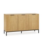 Buffet bas monica 3 portes couleur bois