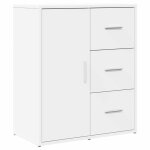 Buffet - bois ding�nierie - 60 x 31 x 70 cm - blanc - meuble de rangement - cuisine