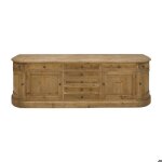 Buffet en bois recycl� 225 cm garance