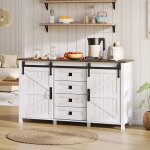 Buffet cuisine 4 tiroirs et 2 portes meuble bas de rangement style campagne 137x40x81. 5 cm blanc buffet ... Buffet cuisine 4 tiroirs et 2 portes meuble bas de rangement style campagne 137x40x81. 5 cm blanc buffet ...