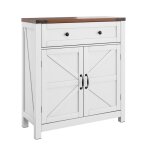 Buffet de cuisine armoire ferme tiroirs �tag�res r�glables + comptoir noyer - meuble cuisine salle bain ...