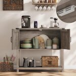 Buffet de cuisine moderne - salut - meuble bar & console - 2 portes 2 tiroirs - table d?entr�e 90cm - ...