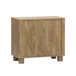 Buffet exotique effet bois de manguier 2 portes réversibles 80cm pondi Buffet exotique effet bois de manguier 2 portes réversibles 80cm pondi
