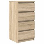 Buffet fur - bahut armoire de rangement ch�ne sonoma 375x35x76 cm bois ding�nierie16. 5 kg 55200