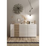 Buffet macon blanc / ch�ne miel