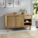 Buffet - meuble de rangement otta 114x43x735 cm bois massif de pin 328042