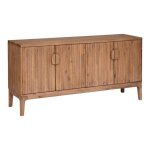 Buffet 4 portes sabor acacia 160x80cm - atmosphera createur dinterieur Buffet 4 portes sabor acacia 160x80cm - atmosphera createur dinterieur