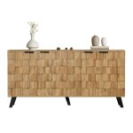 Buffet salle à manger - jaerliub - 4 portes - 1605 x 355 x 78 cm - marron - contemporain Buffet salle à manger - jaerliub - 4 portes - 1605 x 355 x 78 cm - marron - contemporain