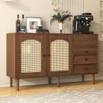 Buffet de salon style rustique buffet bahut 3 portes en rotin 2 tiroirs armoire de cuisine 130x40x75. ... Buffet de salon style rustique buffet bahut 3 portes en rotin 2 tiroirs armoire de cuisine 130x40x75. ...